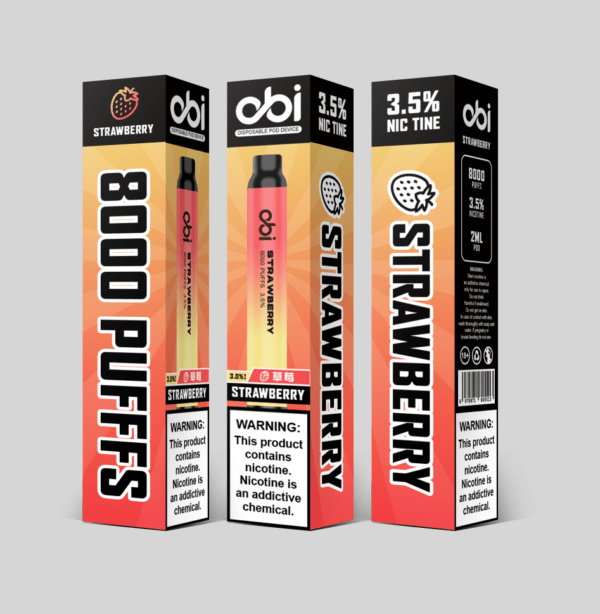 【一次性】OBI 一次性 8000口 主機 可充電：圖片 8